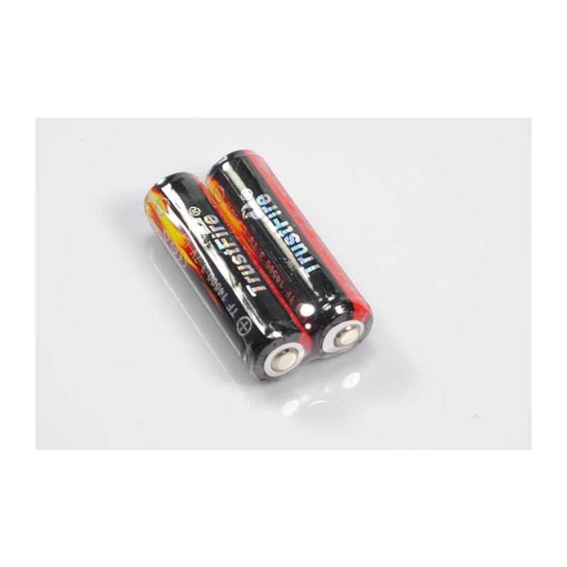TrustFire protegido 3.7V 900mAh recarregável li-ion 14500 bateria (1 par)