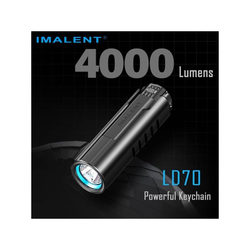 Imalent LD70 XHP 70 4000 Lumen Lanterna LED