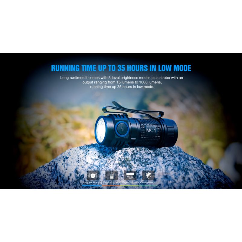 TrustFire MC1 Baton XP-L Oi 1000 Lumens LED compacto mini edc lanterna keychain tocha