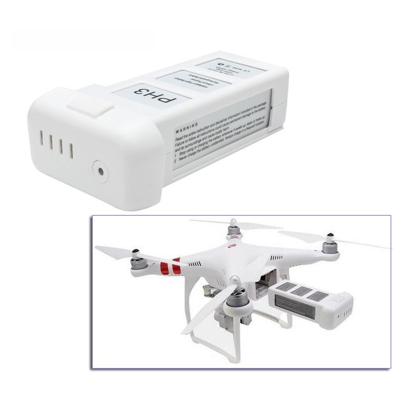 Drone DJI Phantom 3 4500mAh 15,2V 4S Bateria LiPo de Voo Inteligente