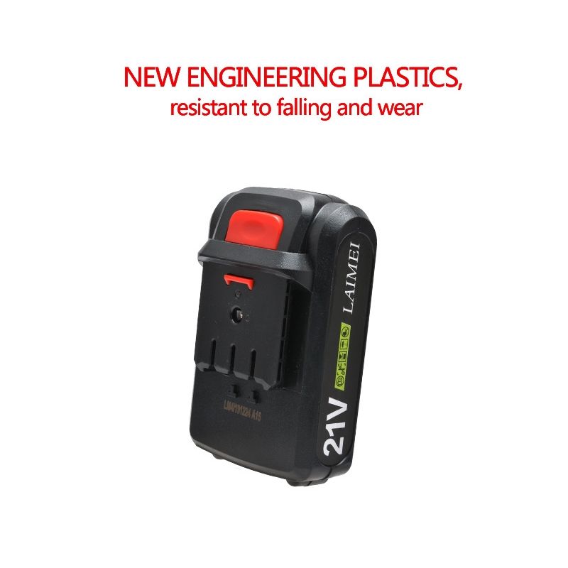  Bateria de lítio 21V li-ion li-íon ferramentas de energia recarregável broca para chave de fenda sem fio broca elétrica