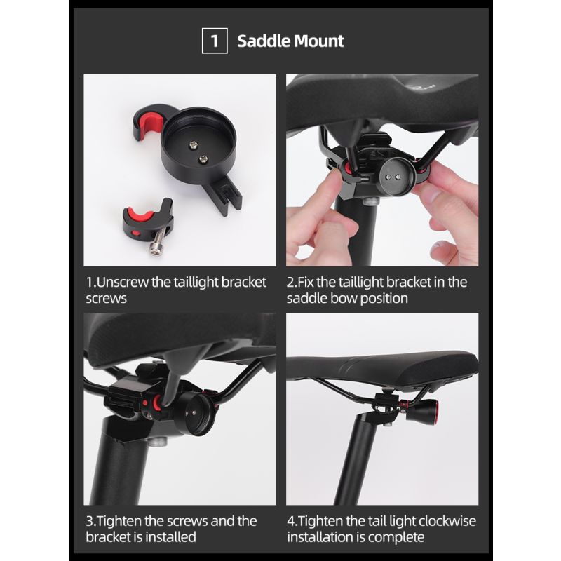 ROCKBROS Q5 bicicleta inteligente com sensor de freio automático IPx6 à prova d'água LED carregamento ciclismo lanterna traseira para bicicleta