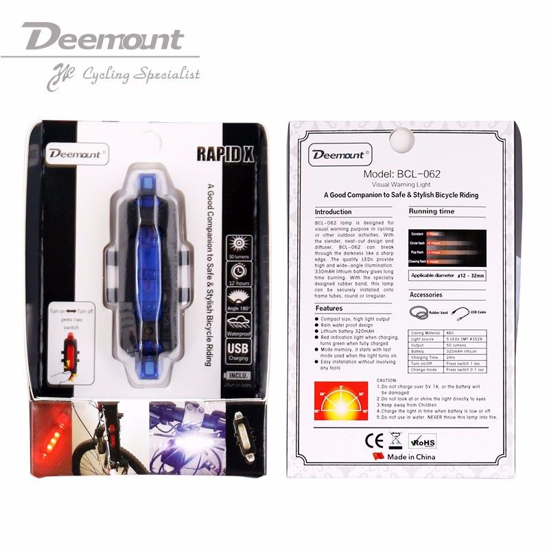 Balança traseira da cauda traseira da cauda traseira da cauda traseira da bicicleta de USB portátil