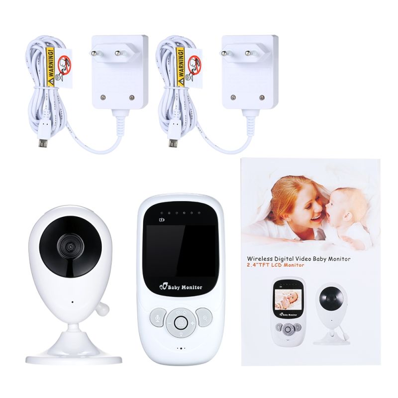 SP880 Wireless Video Color Baby Monitor com 2.4inches LCD 2 Way Audio Talk Night Vision Visão de Vigilância Câmera de Segurança Babá