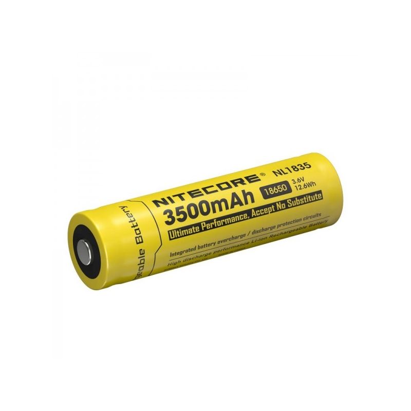Nitecore 18650 NL1835 3500 3.6V 12.6WH bateria recarregável li-ion