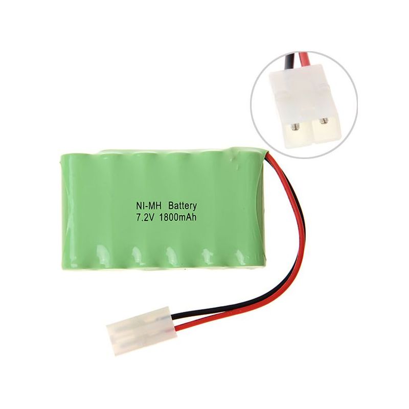Bateria recarregável Ni-MH 6 AA 7,2 V 1800 mAh
