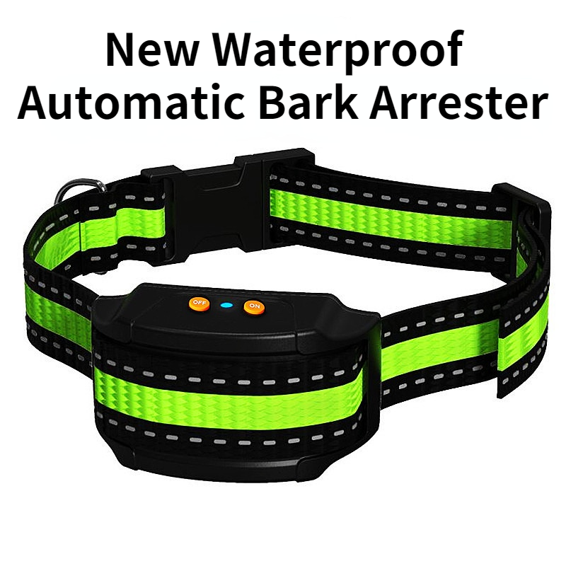 Dispositivo anti-latido inteligente para cães de estimação USB elétrico ultrassônico para treinamento de cães Coleira de cão para batida de latidos de vibração anti-latidos