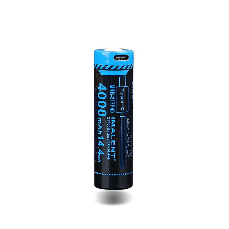 Imalent MRB-217P40 21700 4000mAH 3.6V Tipo-C Bateria recarregável