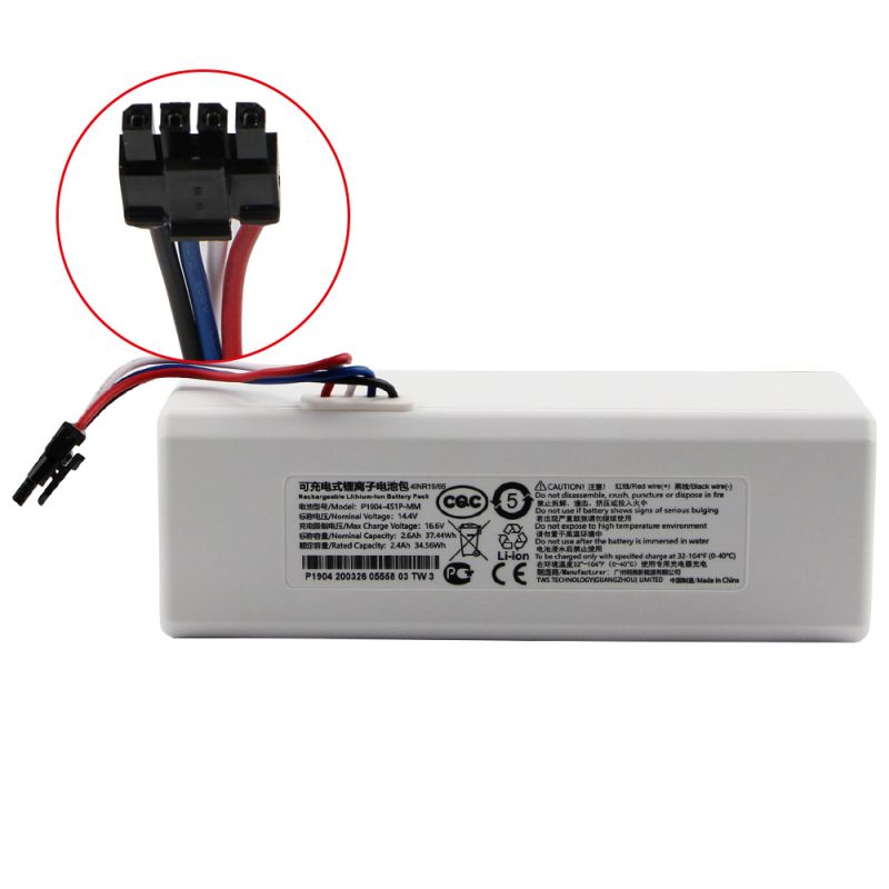 Bateria de robô original 1C P1904-4S1P-MM para Xiaomi Mijia Mi aspirador de pó varrendo a bateria de substituição do robô