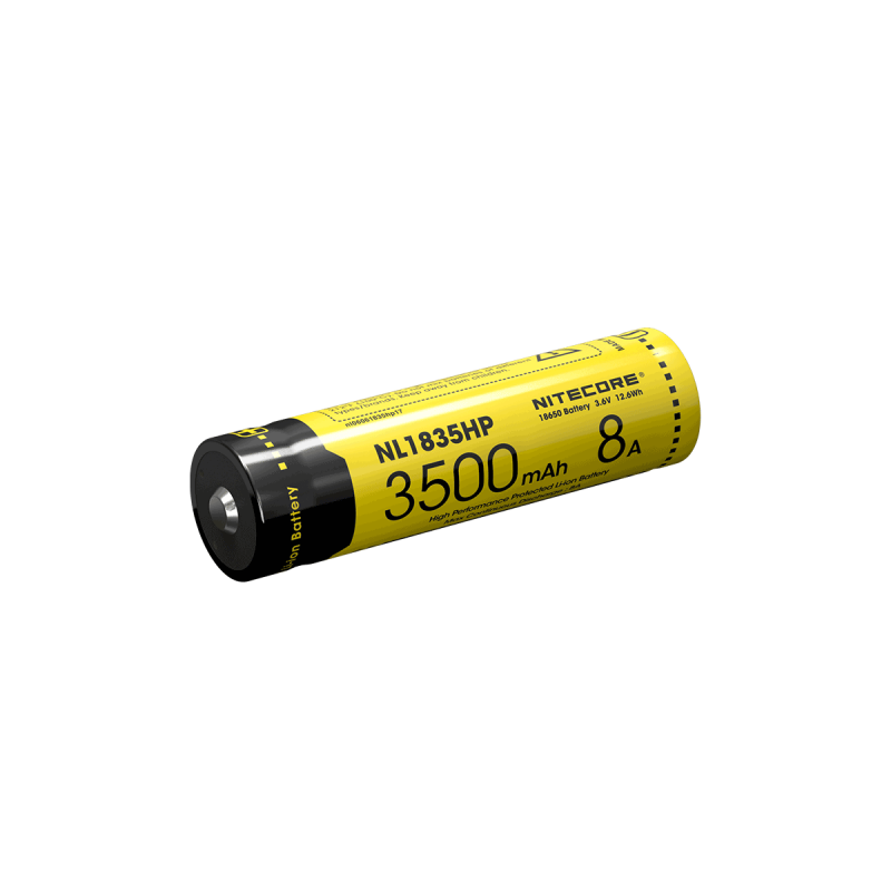 Nitecore NL1835HP 3500MAH 3.6V 12.6WH 8A Alto desempenho 18650 Bateria