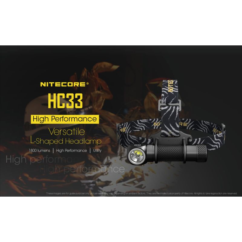 Nitecore HC33 XHP35 1800 Lumensed Headlamp