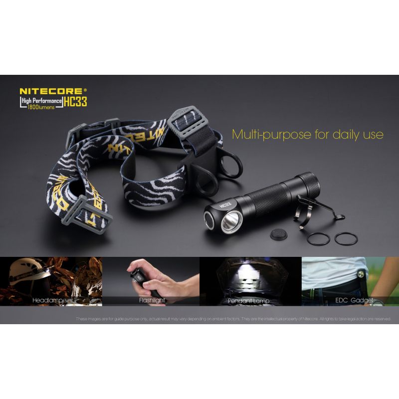 Nitecore HC33 XHP35 1800 Lumensed Headlamp