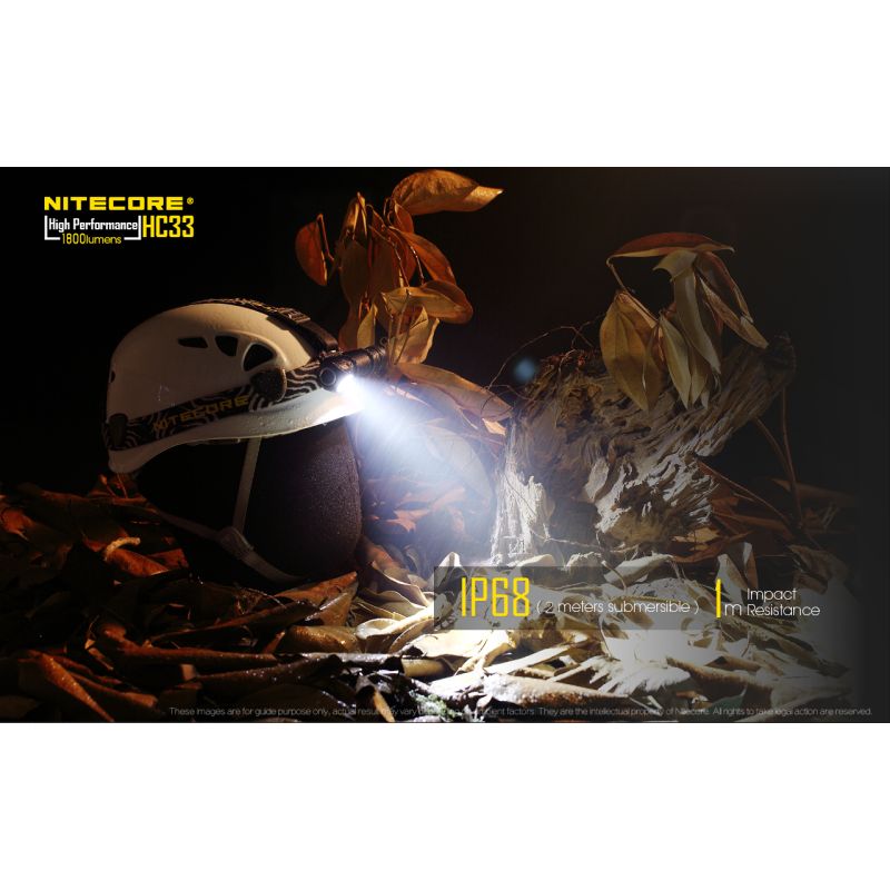 Nitecore HC33 XHP35 1800 Lumensed Headlamp