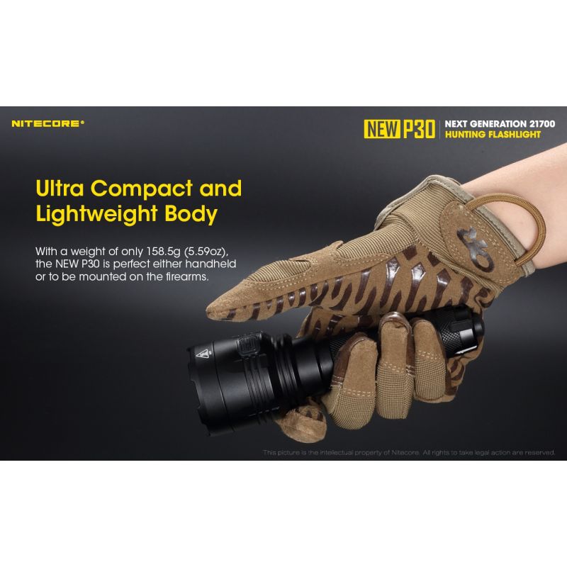 Nitecore Novo P30 XP-L Oi V3 1000 Lumens 618 M Lanterna LED