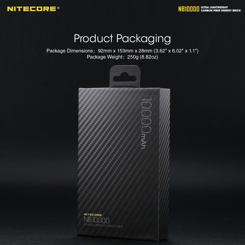Nitecore NB10000 QC Dual Port USB / USB-C 10000mAh Power Bank
