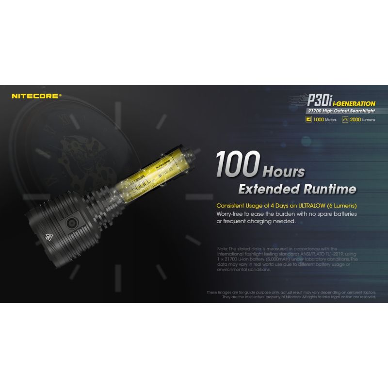 Nitecore p30i xhp35 hi led 2000 lumens 1000 metros lanterna led
