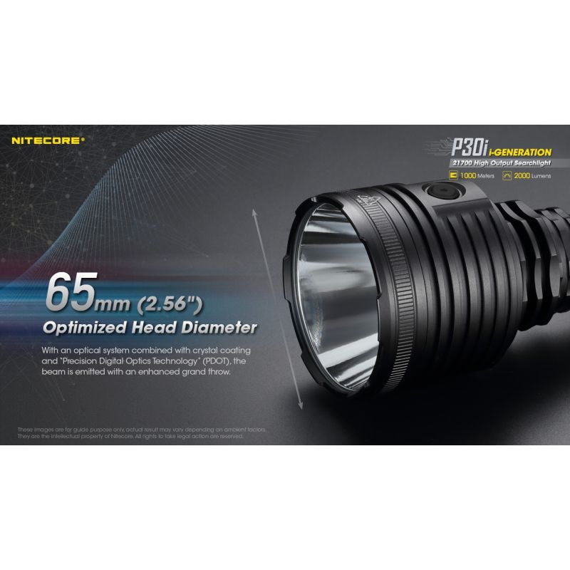 Nitecore p30i xhp35 hi led 2000 lumens 1000 metros lanterna led