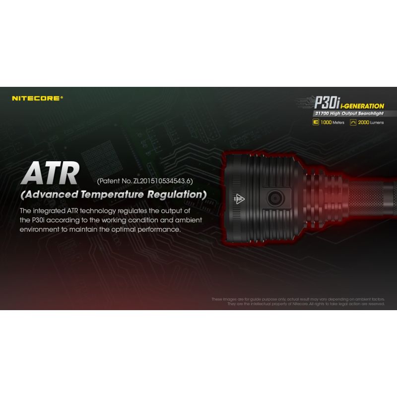 Nitecore p30i xhp35 hi led 2000 lumens 1000 metros lanterna led