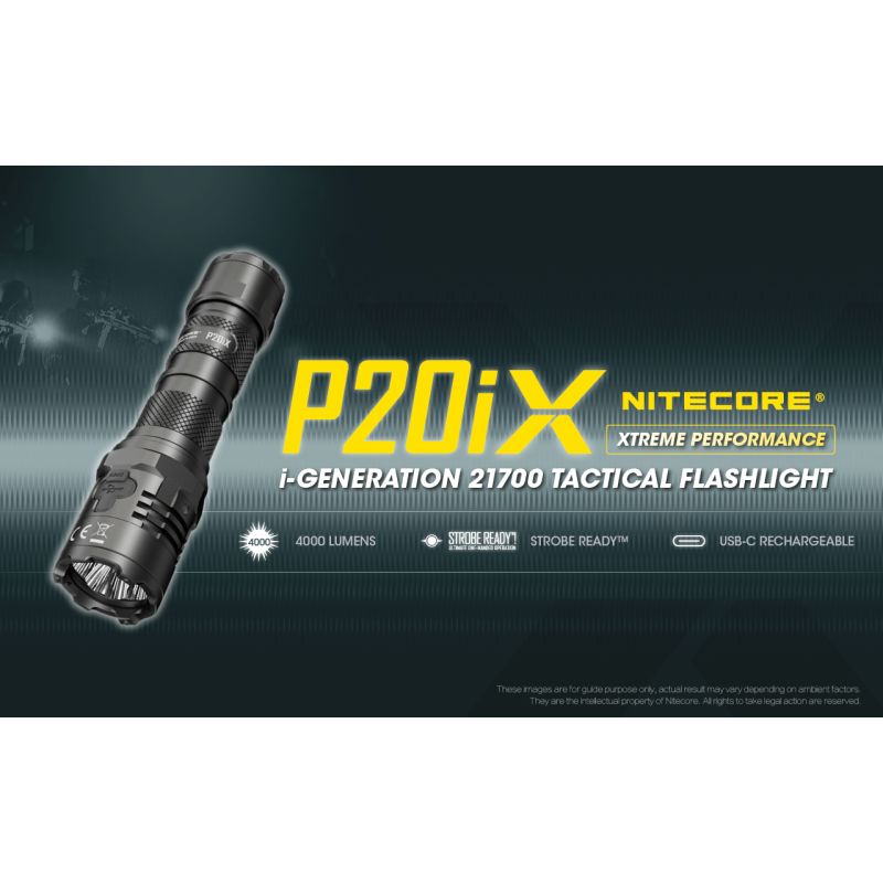 Nitecore p20ix 4 x XP-L2 V6 LED 4000 lumens lanterna