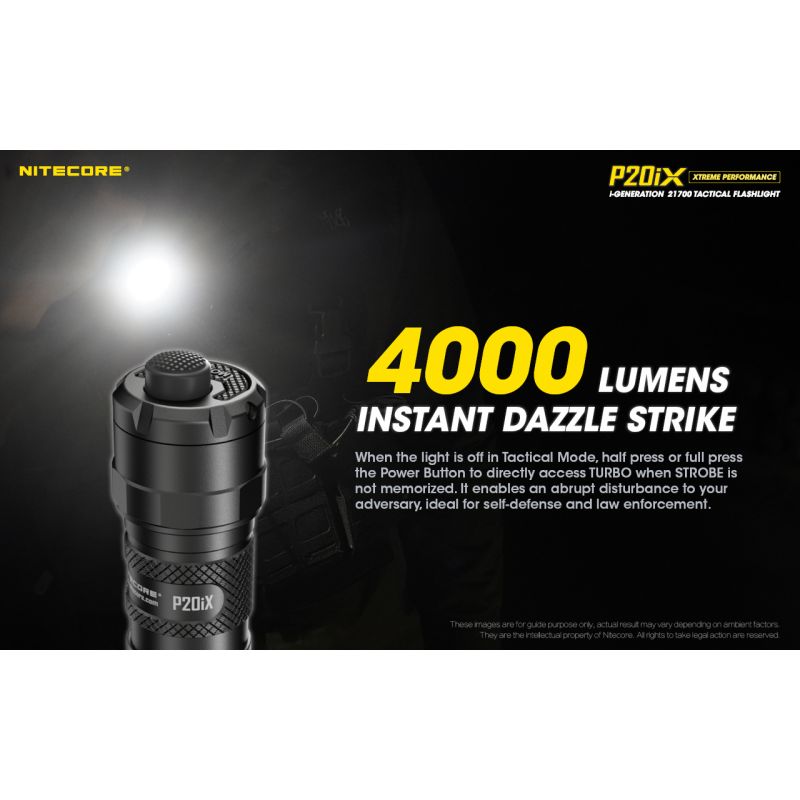 Nitecore p20ix 4 x XP-L2 V6 LED 4000 lumens lanterna