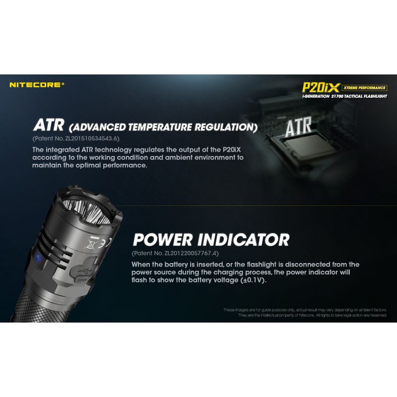 Nitecore p20ix 4 x XP-L2 V6 LED 4000 lumens lanterna