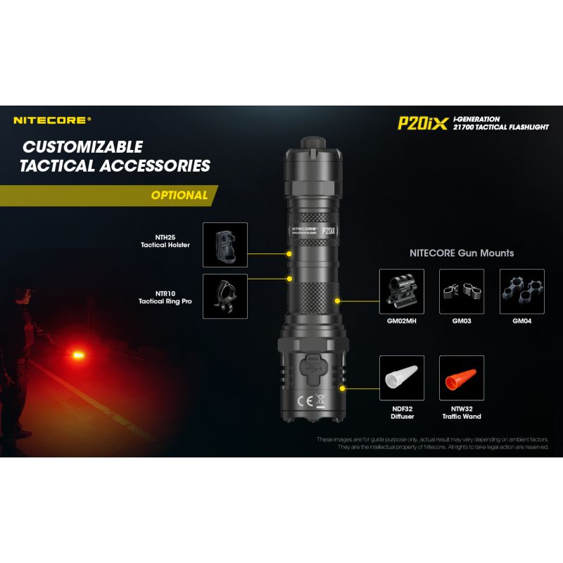 Nitecore p20ix 4 x XP-L2 V6 LED 4000 lumens lanterna