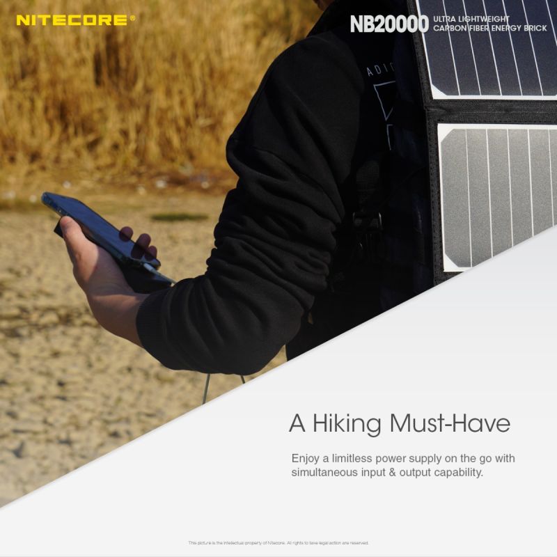 Nitecore NB20000 QC Dual Port USB / USB-C 20000mAh Power Bank