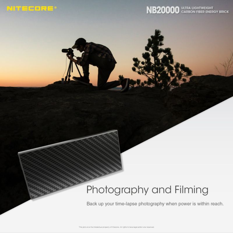 Nitecore NB20000 QC Dual Port USB / USB-C 20000mAh Power Bank