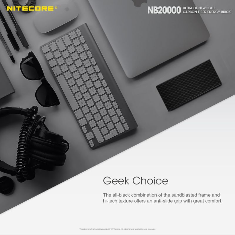 Nitecore NB20000 QC Dual Port USB / USB-C 20000mAh Power Bank