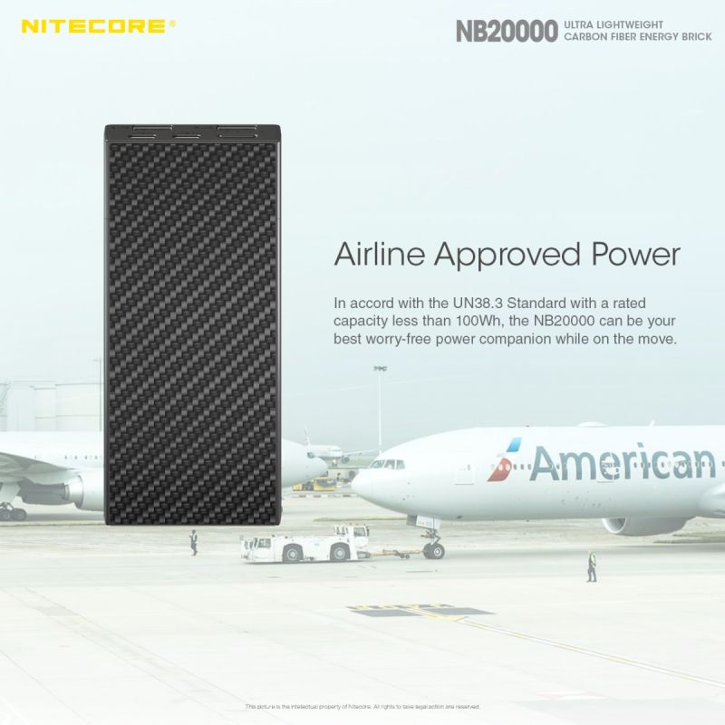Nitecore NB20000 QC Dual Port USB / USB-C 20000mAh Power Bank
