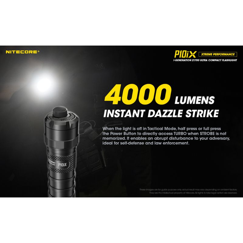 Lanterna Nitecore P10iX 4 x XP-L2 V6 LED 4000 Lumens