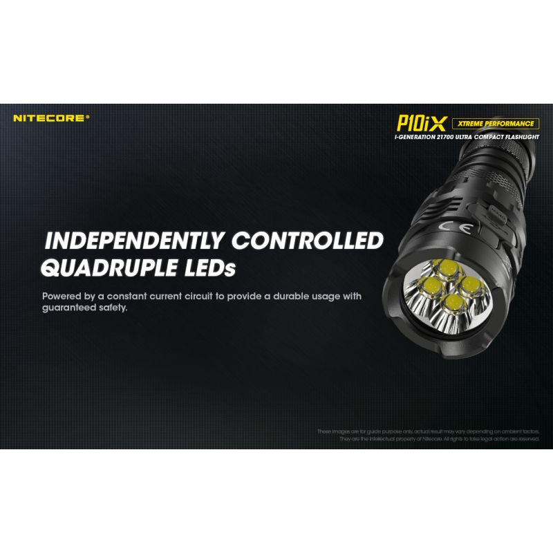 Lanterna Nitecore P10iX 4 x XP-L2 V6 LED 4000 Lumens