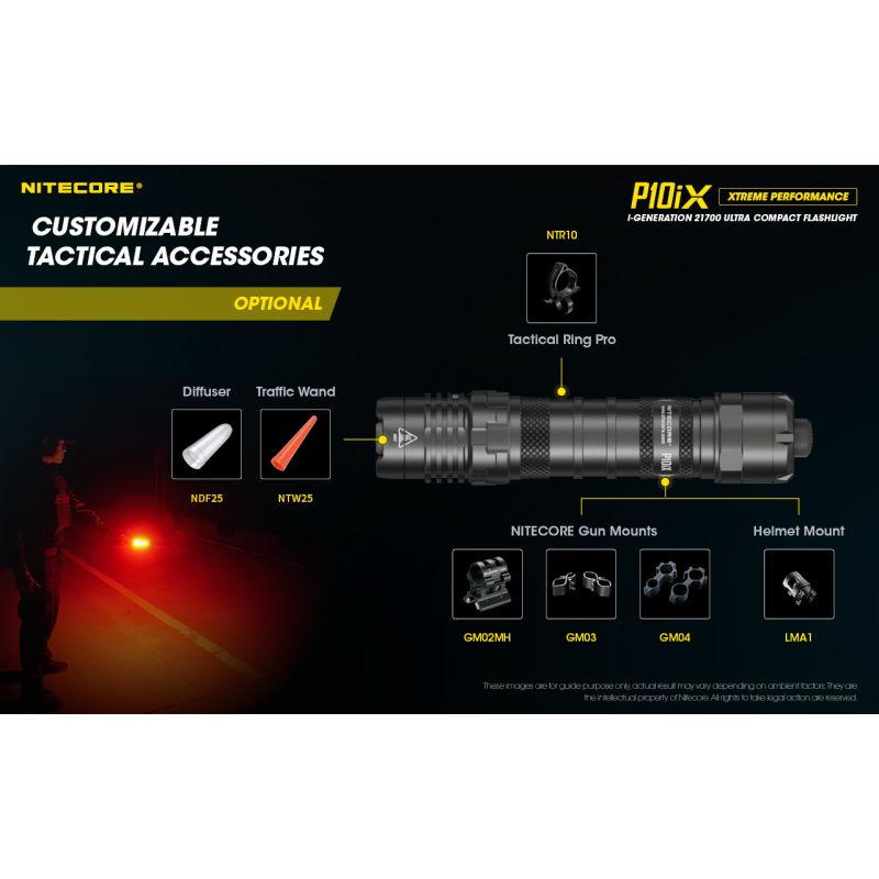 Lanterna Nitecore P10iX 4 x XP-L2 V6 LED 4000 Lumens