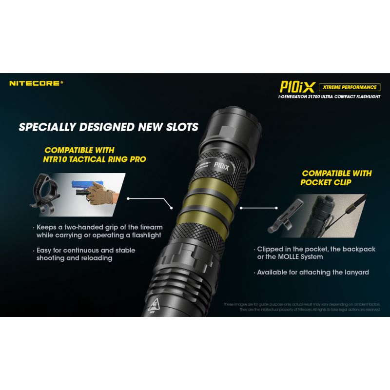 Lanterna Nitecore P10iX 4 x XP-L2 V6 LED 4000 Lumens