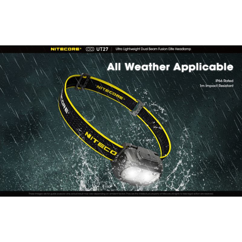 Nitecore UT27 2 x XP-G3 S3 LED 520 Lumens Farol