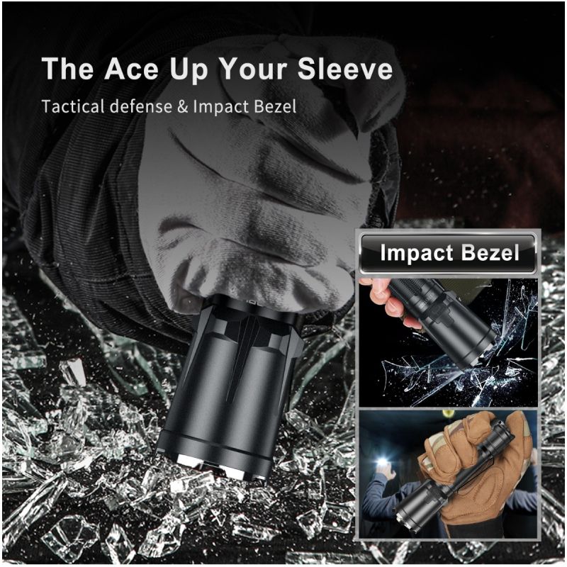 Lanterna recarregável rápida Klarus XT11GT PRO V2.0 Luminus SST-70 3300LM 410M USB-C