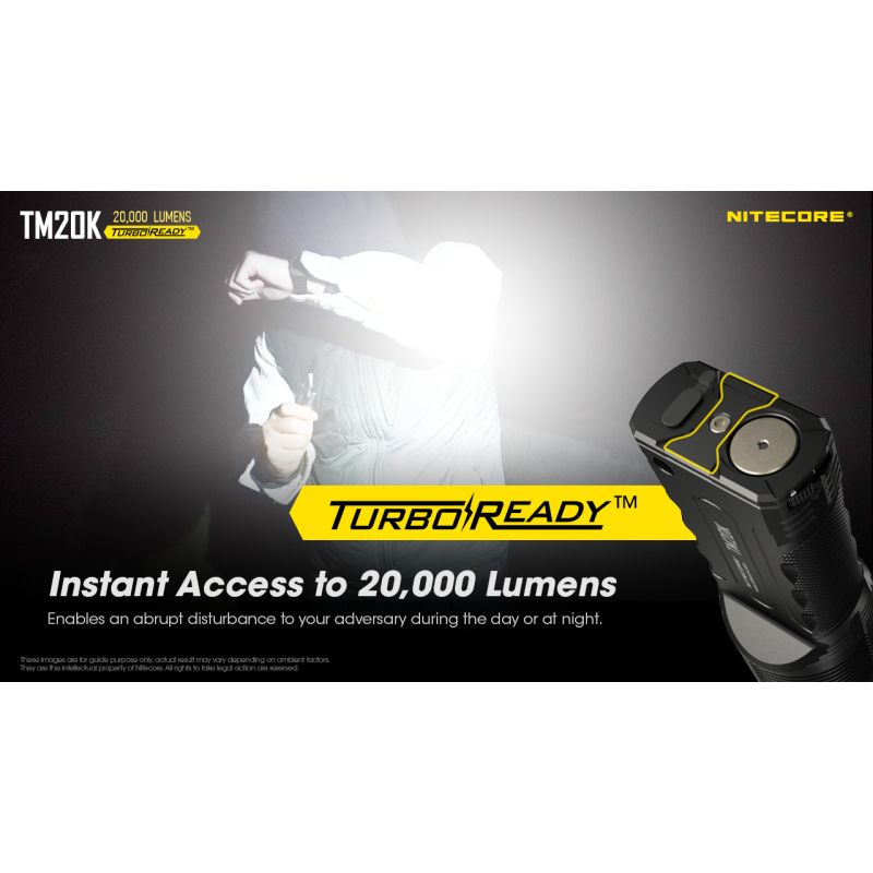 Nitecore TM20K 19 x XP-L2 LED 20000 lúmens USB-C lanterna LED recarregável
