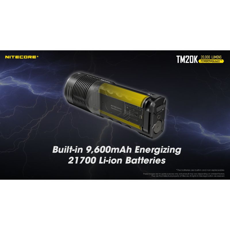 Nitecore TM20K 19 x XP-L2 LED 20000 lúmens USB-C lanterna LED recarregável