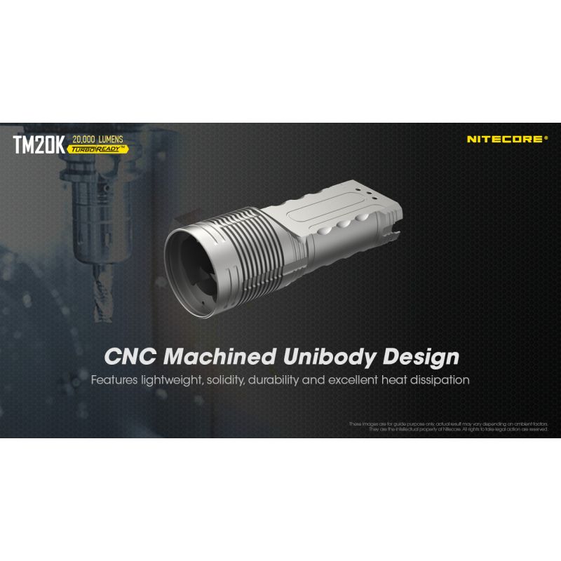 Nitecore TM20K 19 x XP-L2 LED 20000 lúmens USB-C lanterna LED recarregável