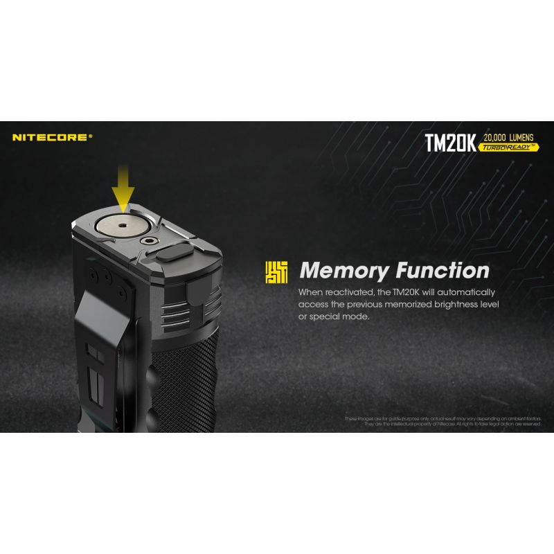 Nitecore TM20K 19 x XP-L2 LED 20000 lúmens USB-C lanterna LED recarregável