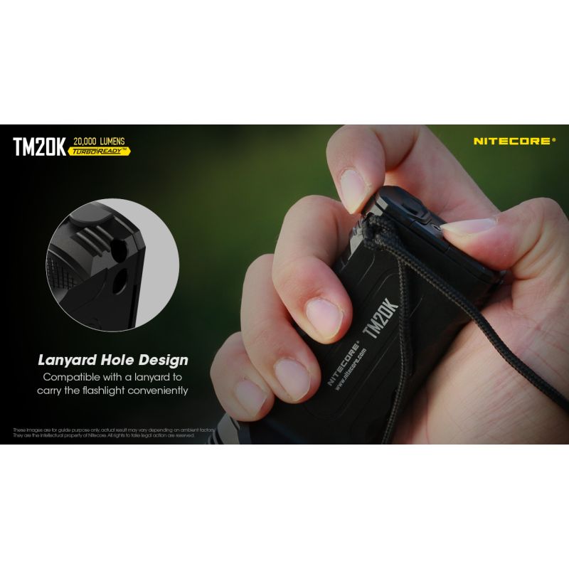 Nitecore TM20K 19 x XP-L2 LED 20000 lúmens USB-C lanterna LED recarregável