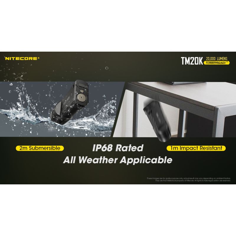 Nitecore TM20K 19 x XP-L2 LED 20000 lúmens USB-C lanterna LED recarregável