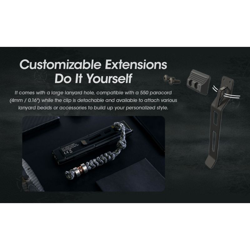 NITECORE EDC27 Lightweight 3000 Lumen Rechargeable Flashlight for Outdoor Adventures and Emergency Preparedness