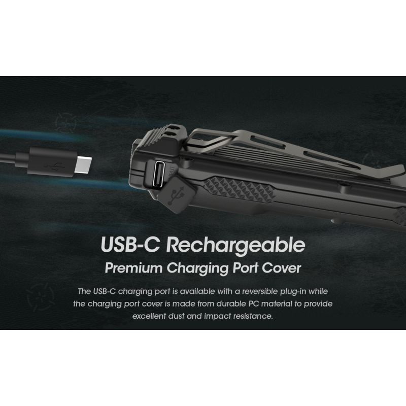 NITECORE EDC27 Lightweight 3000 Lumen Rechargeable Flashlight for Outdoor Adventures and Emergency Preparedness