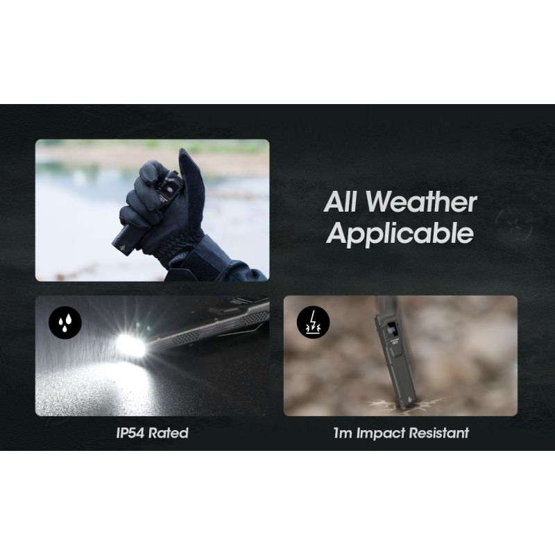 NITECORE EDC27 Lightweight 3000 Lumen Rechargeable Flashlight for Outdoor Adventures and Emergency Preparedness