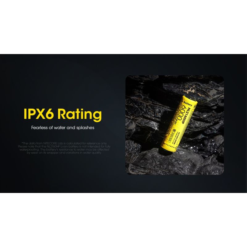 Nitecore NL2160HP 6000mAH 3.6V 18WH 21700 USB-C Li-ion bateria recarregável