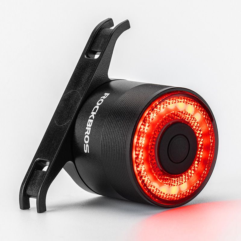 ROCKBROS Q3 Bike Tail Light with Smart Brake Sensor IPX6 Waterproof for MTB and Road Cycling Safety