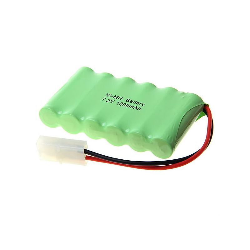 Bateria recarregável Ni-MH 6 AA 7,2 V 1800 mAh