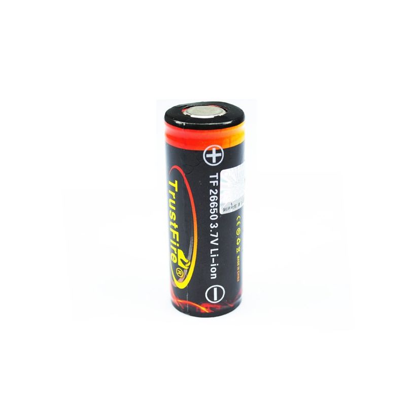 TrustFire TF 26650 3.7V 5000mAh Bateria recarregável de Li-ion recarregável 1 PCS