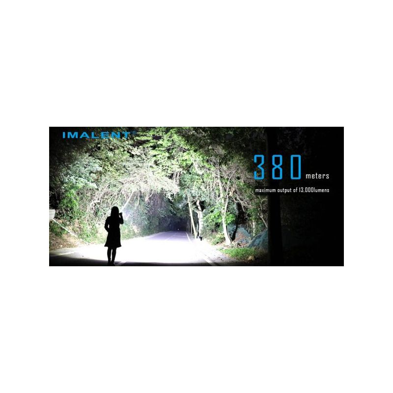 Imalent MS03 XHP70 2º LED 13000 Lumens 324 Metros 21700 Bateria Lanterna EDC